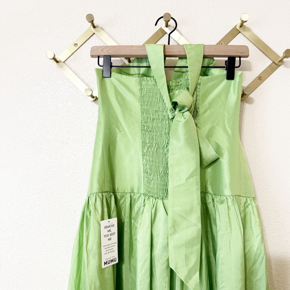 Show Me Your MuMu Lime Green Halter Maxi Dress - Picture 12 of 14